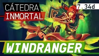 DESTROZA A TUS ENEMIGOS Y SUBE TU MMR!! WINDRANGER FULL PRESIÓN EN TODO EL JUEGO! | CÁTEDRA INMORTAL