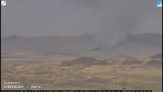 Fire burning in California Valley as seen from ALERTWildfire camera
