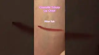 Comparing Charlotte Tilbury Lip Cheat Pillow Talk and Pillow Talk 2 Medium #shorts #makeup