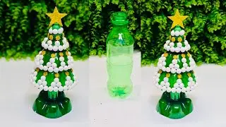 Christmas tree by plastic Bottles 🎄 DIY Christmas tree 