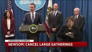 Governor Calls for Canceling Gatherings Of 250 Or More People