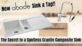 New Abode Sink & Tap: The Secret to a Spotless Granite Composite Sink 💫