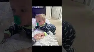 Teaching babies safety hacks for beds & couches #safe #safebaby #momhack