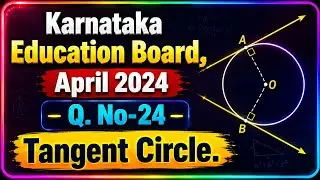 16# : KSEB 2024 April Maths Question Paper Solved / How to draw a circle of radius:Q24 / Key answers