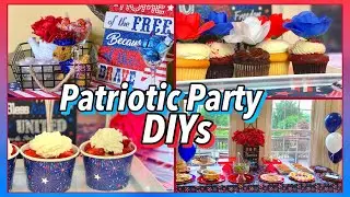 PATRIOTIC PARTY DIYS! Easy Decor & Treats!