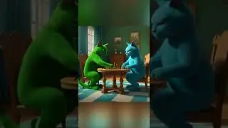 CRAZY CATS Playing Chess