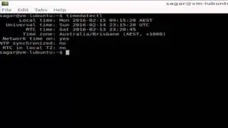 How to view current time zone in Ubuntu