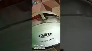 spoiler 3d helm Arl bikinan sendiri