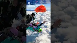 Skydiver in Australia becomes stuck on tail of a plane after 'premature parachute opening'