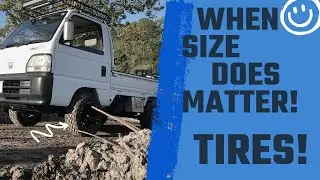 BIG ASS TIRES ON MY HONDA ACTY  Good or bad?