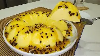 como hacer mousse de maracuya facil