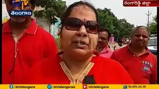 Protest Against Wine Shops in Residential Areas & Temple | Held at Bandlaguda