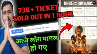Book My Show Blast Today : Per Hour 73K Ticket Sold out in 1 Hour ll Shocking Audience Occupancy ll