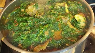 How to prepare Ofe Akparata,best Nigeria proteinous soup with/without meat (Mahogany seed soup)