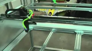 CO2 Laser engraver and Cutter First moves of axis