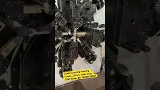 Camless spring machine easy setup and operation