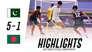Bangladesh vs Pakistan Futsal Highlights | Pakistan Wins 5-1 |SAFF Futsal Championship 2026 