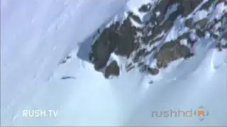 Hardcore Action 4 - Helmet Can Footage Skiing Off Cliff