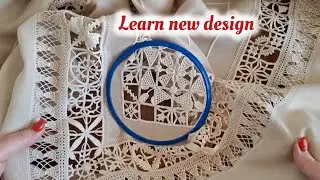 Hand embroidery design 🪡 ♥️ : Learn 2 designs step by step  , needlework tutorials for beginners 