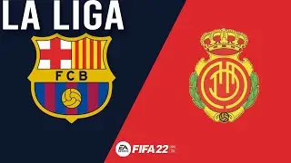 FIFA 22 - Barcelona vs RCD Mallorca - LA LIGA Santander Full Match Gameplay at CampNou