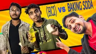 Hydrochloric Acid (#HCI ) Vs Baking Soda Reaction | Experiment By #TEAM24