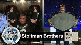 Tom and Luke Stoltman highlights | Dubai 2019 | Strongman Champions League