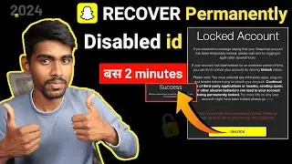 How to Unlock / Recover permanently disabled snapchat account | Snapchat permanently locked 2025