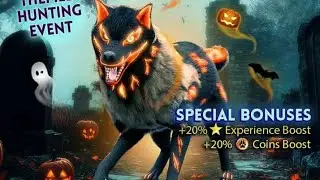 The wolf- Halloween 2024 |Buying new skin Jack-o' lantern 🎃🐺