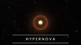Hypernova Explosion Simulation: A Cosmic Spectacle | 4K