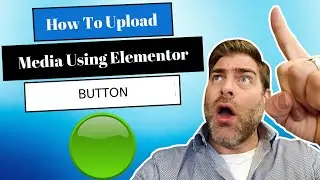 How to upload a media file using Elementor, enabling downloads for visitors from the link button