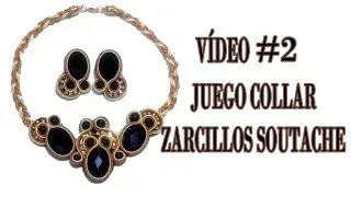 COMO HACER COLLAR SOUTACHE #2 / HOW TO MAKE SOUTACHE NECKLACE