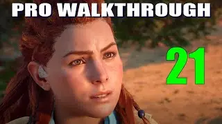 Horizon Zero Dawn WALKTHROUGH VERY HARD Part 21: In Foreign Lands Conclusion, Corrupted Zone