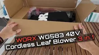 Обзор и тест на пылесос-мульчер для листьев WORX WG583 40 В