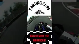 Crash with the Barriers - Karting Clips