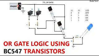 OR Gate TTL Using BC547 Transistors @budatechnolog