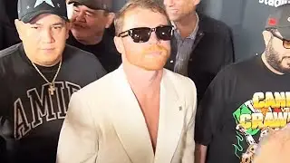 Canelo STRUTS in with Face of Boxing SWAG vs Crawford | El Rey Looking CONFIDENT at Grand Arrival