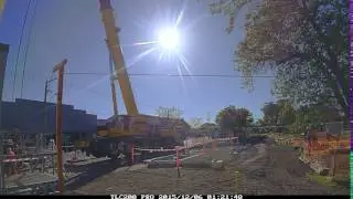 West Preston substation installation timelapse video