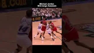 Michael Jordan Mid-range ASSASSIN #nba #basketball #michaeljordan #shorts #hiphop