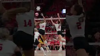 Ladies and Gentlemen, Laney Choboy 🤯 #Huskers #GBR #Nebraska #NebraskaVolleyball #CollegeVolleyball