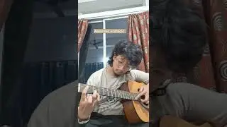 Assamese song on guitar (harmonic)