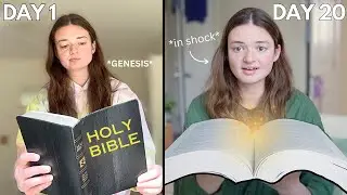 I Tried Reading the Bible in a Month (hitting halfway!) | Episode 3