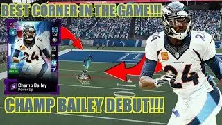 He's UNREAL! Best Cornerback IN THE GAME! 93 OVR Champ Bailey Debut! - Madden 20 Ultimate Team