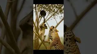 Leopard Gets Smacked by a Pan｜Monkey&rsquo;s Survival Trick Revealed