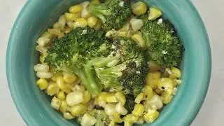 Roasted Corn and Broccoli Salad