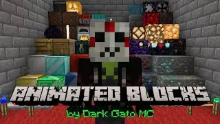 Update! Animated Blocks v6 (Minecraft Bedrock Edition) | Dark Gato MC