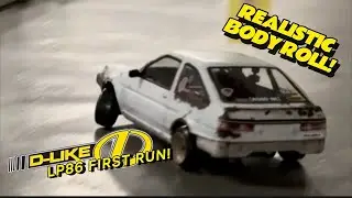 Realistic Rc Car Drifting insane body roll! D Like LP 86 RWD RC