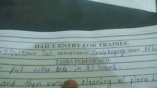 log book industrial training daily entry. how to fill log book.