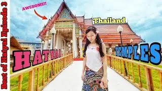SAMILA BEACH IS NICE PLACE AND LAM POR TEMPLE BUDDHDA SONGKHLA THAILAND 