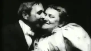 The First Kiss in film history &ldquo;May Irwin kiss&rdquo; Edison, 1896