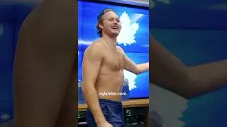 So much giggling 😂 #leafs #nhl #williamnylander